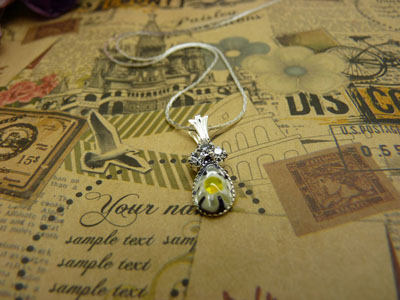 项链女韩版时尚锁骨水晶甜美吊坠首饰品配饰装饰女生B4-1-3