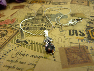 项链女韩版时尚锁骨水晶甜美吊坠首饰品配饰装饰女生B4-1-3