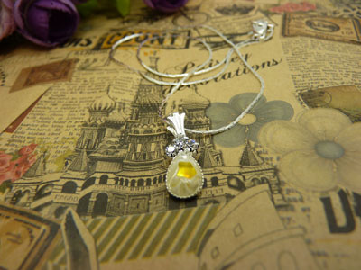 项链女韩版时尚锁骨水晶甜美吊坠首饰品配饰装饰女生B4-1-3