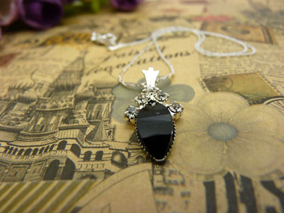 项链女韩版时尚锁骨水晶甜美吊坠首饰品配饰装饰女生B4-1-3