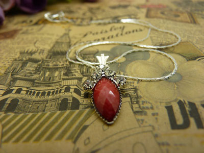 项链女韩版时尚锁骨水晶甜美吊坠首饰品配饰装饰女生B4-1-3