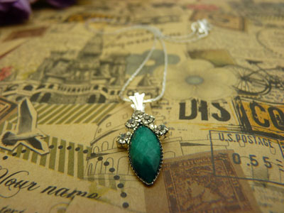 项链女韩版时尚锁骨水晶甜美吊坠首饰品配饰装饰女生B4-1-3