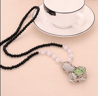 毛衣链长款春夏装饰项链女韩国百搭时尚衣服配饰挂件挂饰品B5-1-2