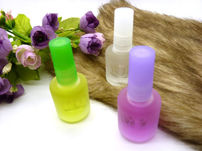磨沙瓶天然植物清香护甲油 指甲油 颜色基本透明C8-1-6