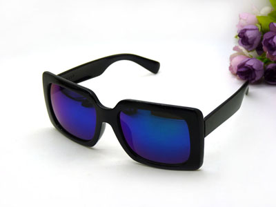 老虎头潮牌偏光太阳镜大方框水银反光镜李敏镐款墨镜-2114-49号