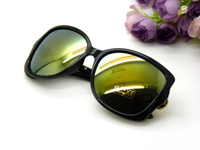 彩膜冰蓝太阳镜男士彩色超轻水银反光眼镜墨镜女士潮蛤蟆驾驶镜-0125-109号A31-3-4