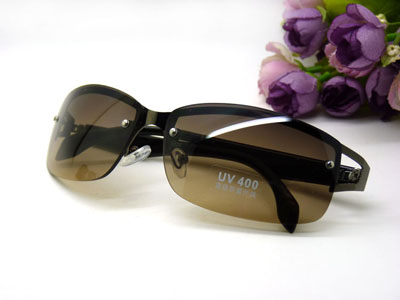 15新款潮太阳镜男士小方形无框太阳眼镜防紫外线司机开车墨镜-8526-90号A31-3-4