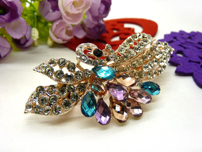 韩版优雅水晶发夹顶夹镶钻头饰品 水钻弹簧夹盘发卡 马尾夹-23号-16号C5-2-4