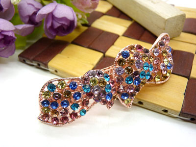 韩国水晶饰品盘发必备头饰发饰 横夹弹簧夹顶夹百搭发卡发夹-12号C5-3-3