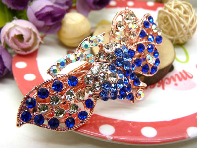 韩国水晶饰品盘发必备头饰发饰 横夹弹簧夹顶夹百搭发卡发夹-12号六C5-2-3