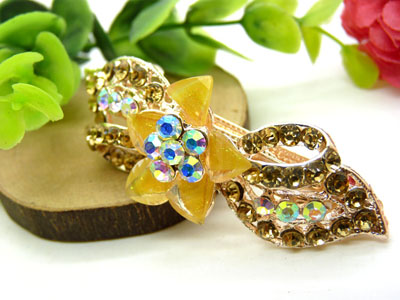 韩版发饰 顶夹 发夹 女头饰 蝴蝶结水钻盘发发卡 横夹 弹簧夹-5号C5-3-3