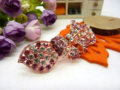 韩国水晶饰品盘发必备头饰发饰 横夹弹簧夹顶夹百搭发卡发夹-12号六C5-2-3