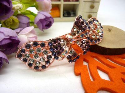 韩国水晶饰品盘发必备头饰发饰 横夹弹簧夹顶夹百搭发卡发夹-12号六C5-2-3