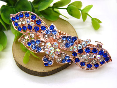 韩国水晶饰品盘发必备头饰发饰 横夹弹簧夹顶夹百搭发卡发夹-12号六C5-2-3