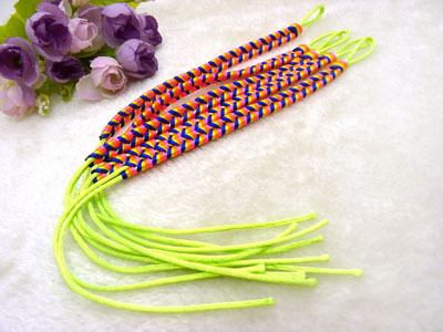 端午节五彩绳手链批发 五色线 金刚结款直纹扭纹款 地摊手链多款-5号C5-5-1后