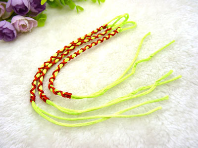 端午节五彩绳手链批发 五色线 金刚结款直纹扭纹款 地摊手链多款-2号C5-5-1后