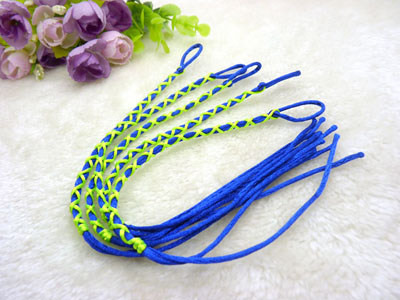 端午节五彩绳手链批发 五色线 金刚结款直纹扭纹款 地摊手链多款-2号C5-5-1后