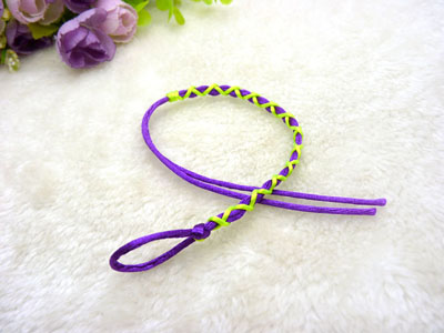 端午节五彩绳手链批发 五色线 金刚结款直纹扭纹款 地摊手链多款-2号C5-5-1后