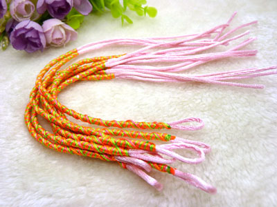 端午节五彩绳手链批发 五色线 金刚结款直纹扭纹款 地摊手链多款-2号C5-5-1后