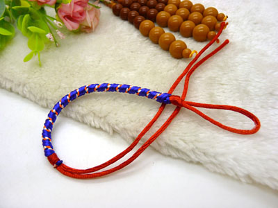 端午节五彩绳手链批发 五色线 金刚结款直纹扭纹款 地摊手链多款-1号C5-5-1后