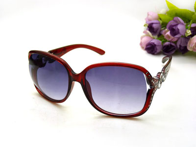 帕森高端偏光驾驶太阳眼镜 女 优雅奢华水钻时尚墨镜驾驶镜-8008-65号A31-2-3-3-4