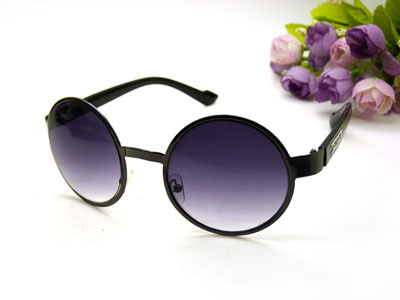 复古学院风金属框圆形框男女款眼镜框架小清新文艺范潮人平光眼镜-833A31-2-3-3-4