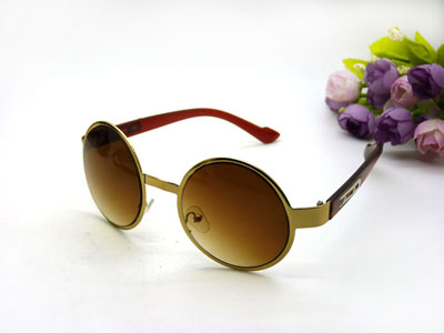 复古学院风金属框圆形框男女款眼镜框架小清新文艺范潮人平光眼镜-833A31-2-3-3-4