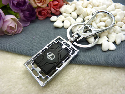 男士钥匙扣 腰挂 创意带灯高档汽车钥匙扣 钥匙链创意礼品-车标钥匙钢扣（礼盒）-8号