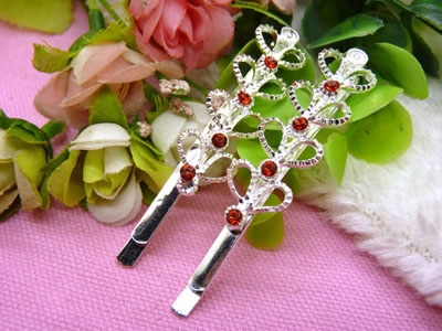 喜芙发饰韩国头饰发饰流行美丽繁花春水发夹对夹边夹刘海夹-4号C4-1-3