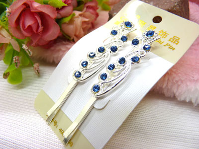 喜芙发饰韩国头饰发饰流行美丽繁花春水发夹对夹边夹刘海夹-10号C4-1-3