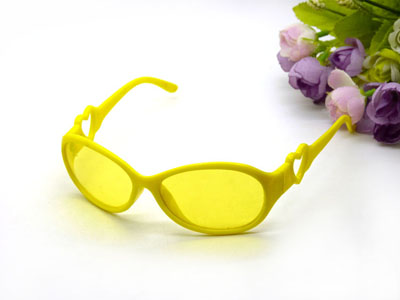 儿童太阳镜批发 2-8岁男童女童爱心太阳眼镜-12009小孩