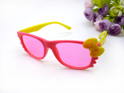 正品爱宝乐儿童偏光太阳镜 男女款小猫咪款卡通偏光眼镜墨镜 -12003小孩