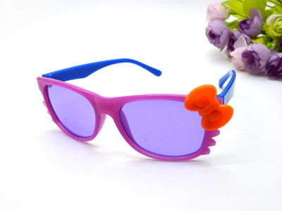 正品爱宝乐儿童偏光太阳镜 男女款小猫咪款卡通偏光眼镜墨镜 -12003小孩