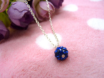 新款玫瑰银水钻项链女钛钢短款锁骨链配饰颈链c5-2-3