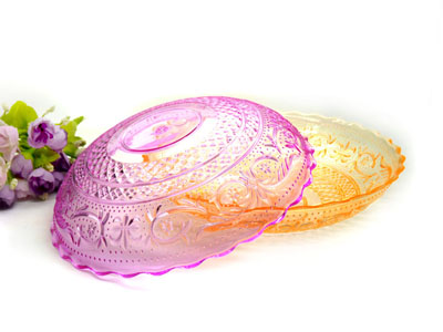 木棉花KAPOK水果盘塑料塑料果盘 塑料零食干果盘水果盘塑料糖果盘-118糖果盘E4后