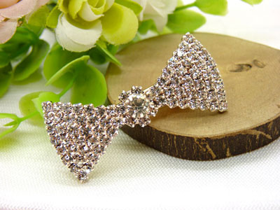 新款满水钻顶夹头饰发饰 珍珠闪钻发夹边夹 弹簧夹B9-1-2