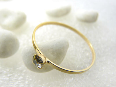 韩国新款水钻波浪时尚百搭戒指套装指环食指关节戒尾戒装饰-(1号)