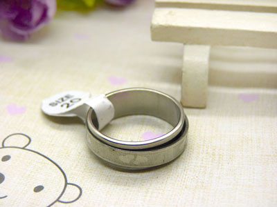 新款韩版双层love字母戒指 男女生情侣戒指环食指尾戒对戒礼物 