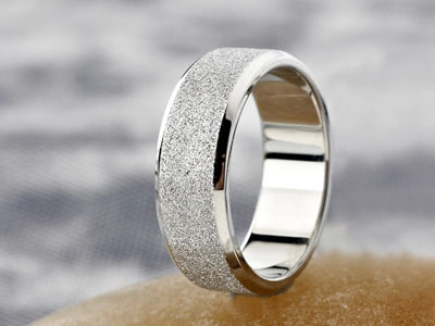 翼力正品银色磨砂钛钢男士戒指指环情侣对戒 戒指 女 男 韩国 
