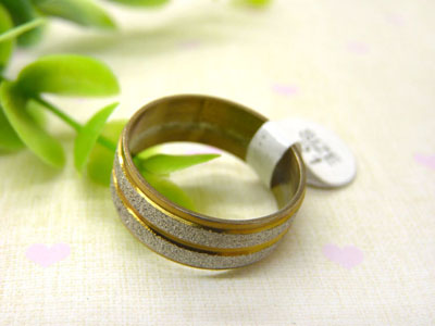 韩版时尚霸气男士黄金戒指 男 个性指环钛钢合金配饰戒指
