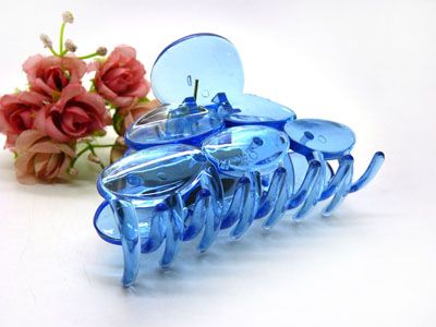 进口塑料大抓夹发饰大爪发夹多齿头夹马尾发夹发饰-9041----六C4-2-6