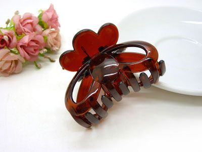 进口塑料大抓夹发饰大爪发夹多齿头夹马尾发夹发饰9005---六C4-2-6