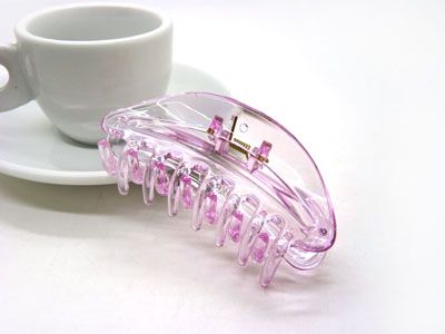 进口塑料大抓夹发饰大爪发夹多齿头夹马尾发夹发饰-9125--六C4-2-6