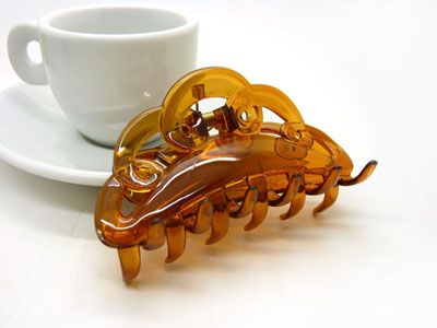 进口塑料大抓夹发饰大爪发夹多齿头夹马尾发夹发饰-8070---六C4-2-6