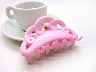 进口塑料大抓夹发饰大爪发夹多齿头夹马尾发夹发饰-8070--六C4-2-6