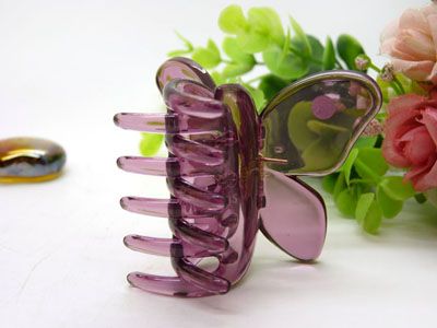 韩国蝴蝶女盘发卡子 韩版发抓 顶夹饰品批发-9182---B2-5-4