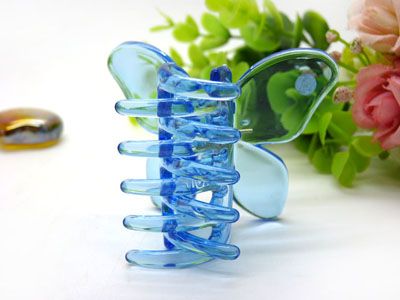 韩国蝴蝶女盘发卡子 韩版发抓 顶夹饰品批发-9182---B2-5-4