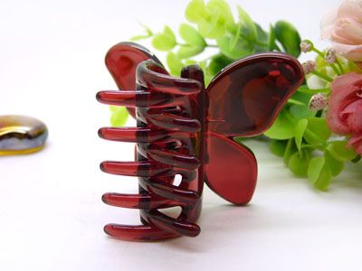 韩国蝴蝶女盘发卡子 韩版发抓 顶夹饰品批发-9182---B2-5-4