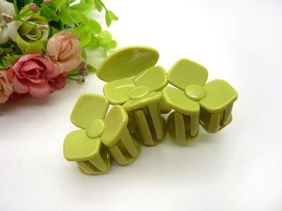 韩版头饰抓夹 摔玫瑰花盘发刘海夹发夹韩国饰品发抓-8181---B2-5-4