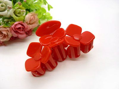 韩版头饰抓夹 摔玫瑰花盘发刘海夹发夹韩国饰品发抓B2-5-4